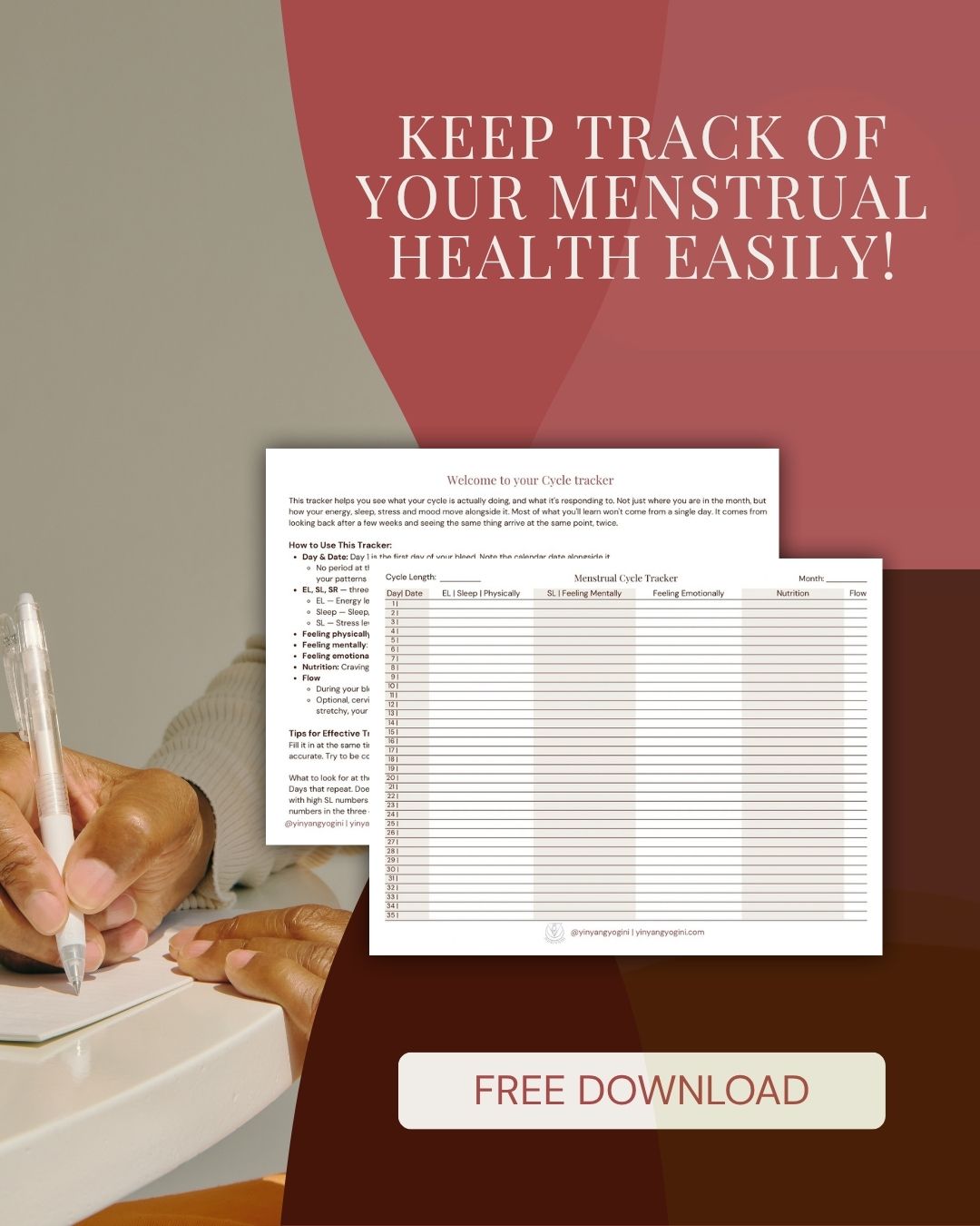 Free Menstural Cycle Tracker